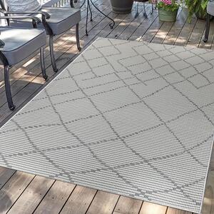 Dekorstudio Šnurkový koberec PALM 3526 - antracitový Rozmer koberca: 120x170cm
