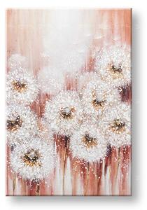 Maľovaný obraz na stenu KVETY 60x90 cm - 60×90 cm / Klasický 2 cm
