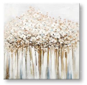 Maľovaný obraz na stenu KVETY 70x70 cm - 70×70 cm / Klasický 2 cm