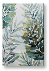 Maľovaný obraz na stenu LISTY 60x90 cm - 60×90 cm / Premium 4 cm