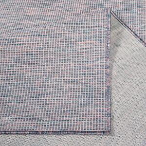 Dekorstudio Šnurkový koberec PALM 2778 - ružovomodrý Rozmer koberca: 200x200cm