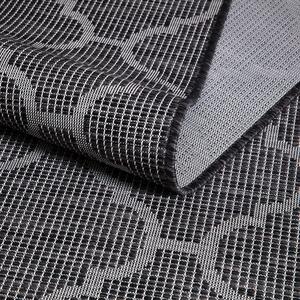 Dekorstudio Šnurkový koberec PALM 3069 - grafitový Rozmer koberca: 200x200cm