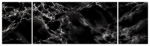 Čiernobiely mramor - obraz (Obraz 170x50cm)