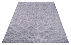 Dekorstudio Šnurkový koberec PALM 3069 - ružovomodrý Rozmer koberca: 80x150cm