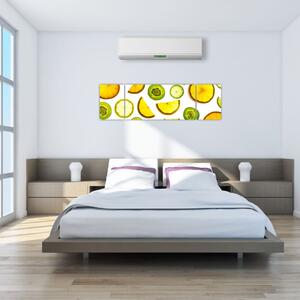Obraz - pomaranče a kiwi (Obraz 170x50cm)