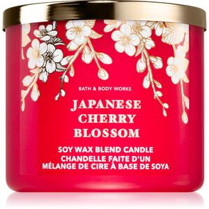 Bath & Body Works Japanese Cherry Blossom vonná sviečka 411 g