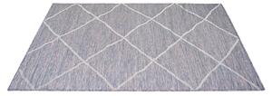 Dekorstudio Šnurkový koberec PALM 3075 - ružovomodrý Rozmer koberca: 150x150cm