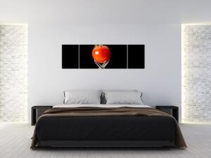 Obraz - paradajka s vidličkami (Obraz 170x50cm)
