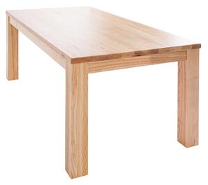 Jedálenský stôl Island jaseň lakovaný - 1400x900x40 mm