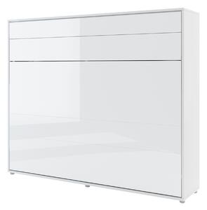 Mirjan24 Sklápacia posteľ BC-14 160x200 Bed-Concept, Farby: biela + biely lesk, Rozmer postele: 160x200, LED svetlo s USB: bez LED svetla s USB, Vnútorné osvetlenie pod policami: bez osvetlenia políc 5902928398076