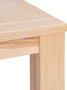 Jedálenský stôl Island jaseň lakovaný - 1200x800x22mm