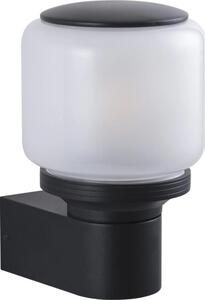 Vonkajšia nástenná lampa MADRID 1xE27/12W/230V IP44 čierna