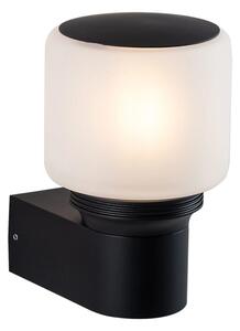 Vonkajšia nástenná lampa MADRID 1xE27/12W/230V IP44 čierna