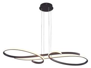 LED luster na lanku VIOLIN LED/40W/230V čierny