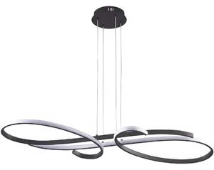 LED luster na lanku VIOLIN LED/40W/230V čierny