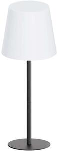 LED RGB stmievateľná dotyková stolová lampa LUCIA LED/2W/5V 3600 mAh IP44 čierna