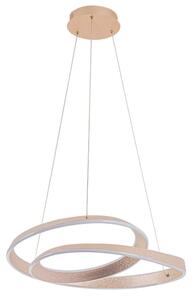 LED luster na lanku GLOW LED/75W/230V 4000K pr. 60 cm zlatý
