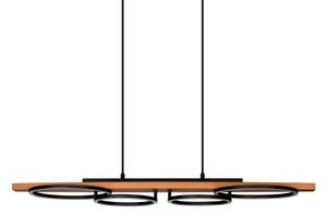 LED luster na lane MELISA LED/35W/230V borovica