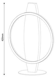 Stolná LED lampa MELISA LED/10W/230V borovica