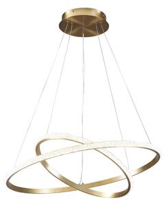 LED luster na lanku DIANA LED/44W/230V 4000K priemer 59 cm zlatý