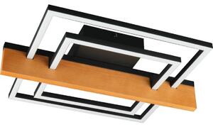 LED Stropné svietidlo LARYSA LED/23W/230V 35x45 borovica