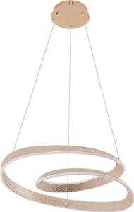LED luster na lanku GLOW LED/75W/230V 4000K pr. 60 cm zlatý