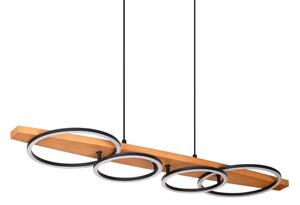 LED luster na lane MELISA LED/35W/230V borovica
