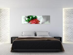 Obraz jahody v jogurte (Obraz 170x50cm)