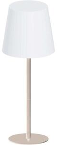 LED RGB stmievateľná dotyková stolná lampa LUCIA LED/2W/5V 3600 mAh IP44 béžová