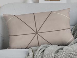 XPOSE® Bavlnená obliečka na vankúš SAMUEL - svetlo hnedý 70x90 cm