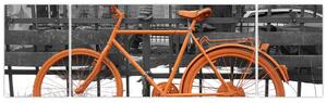 Obraz oranžového kolesá (Obraz 170x50cm)