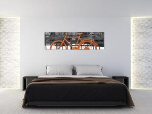 Obraz oranžového kolesá (Obraz 170x50cm)