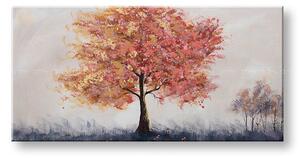 Maľovaný obraz na stenu STROMY 100x50 cm - 100×50 cm / Klasický 2 cm