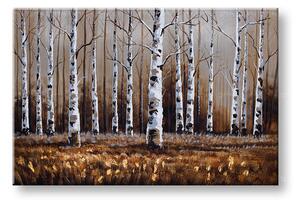 Maľovaný obraz na stenu STROMY 90x60 cm - 90×60 cm / Klasický 2 cm