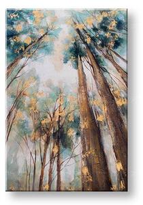 Maľovaný obraz na stenu STROMY 60x90 cm - 60×90 cm / Premium 4 cm