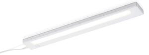 Podhľadové LED svietidlo Alino, biele, dĺžka 55 cm