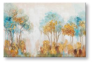 Maľovaný obraz na stenu STROMY 90x60 cm - 90×60 cm / Klasický 2 cm