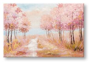 Maľovaný obraz na stenu STROMY 60x90 cm - 60×90 cm / Klasický 2 cm