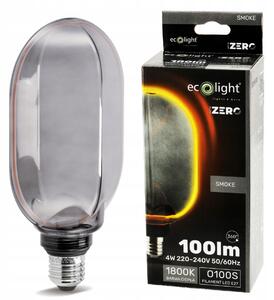 ECOLIGHT Dekoratívna LED žiarovka E27 4W 100lm O100 - rada ZERO