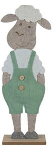 Veľkonočná dekorácia FELT LAMB 50 cm - viac farieb Farba: Zelená