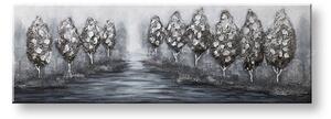 Maľovaný obraz na stenu STROMY 150x50 cm - 150×50 cm / Klasický 2 cm