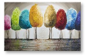 Maľovaný obraz na stenu STROMY - 120×80 cm / Klasický 2 cm