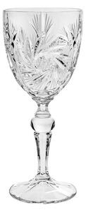 Bohemia Jihlava brúsené poháre na víno Pinwheel 260 ml 6 ks
