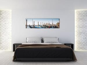 Obraz gondol - Benátky (Obraz 170x50cm)