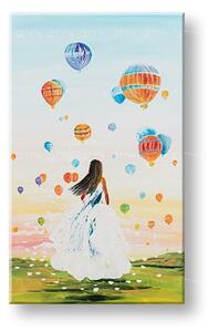Maľovaný obraz na stenu ŽENA - 60×100 cm / Klasický 2 cm