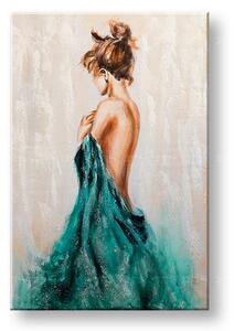 Maľovaný obraz na stenu ŽENA 60x90 cm - 60×90 cm / Klasický 2 cm