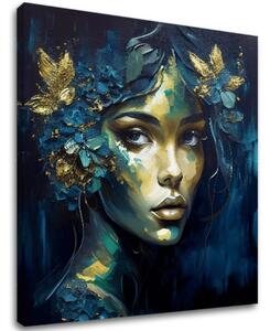 Moderné obrazy na plátne - Feminine Grace in Motion - 60x60 cm