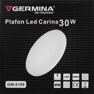 Germina LED prisadené stropné svietidlo 30W okrúhle - neutrálna biela