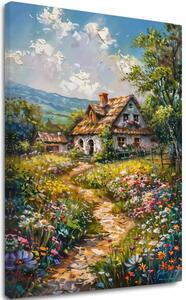 Obraz krajiny na plátne Cesta do rozprávky - 40x60 cm