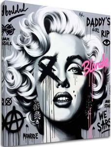Obraz na plátne - Hollywoodska Legenda Marilyn Monroe | rôzne rozmery - 60x60 cm